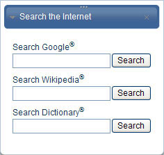 Search the Internet from within OneGreatFamily